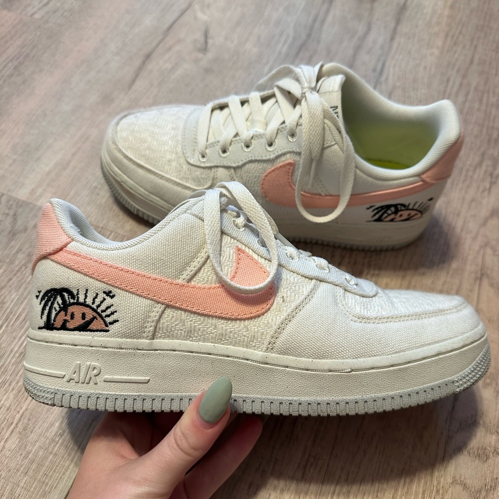 Nike Cream and Yellow Sneakers